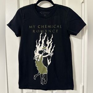 My Chemical Romance Official Merch T Shirt Black Size S